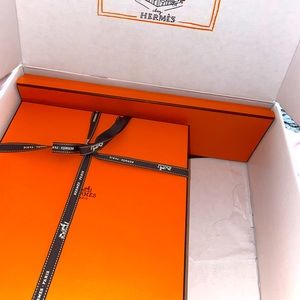 2 HERMES SHOPPING BOXES